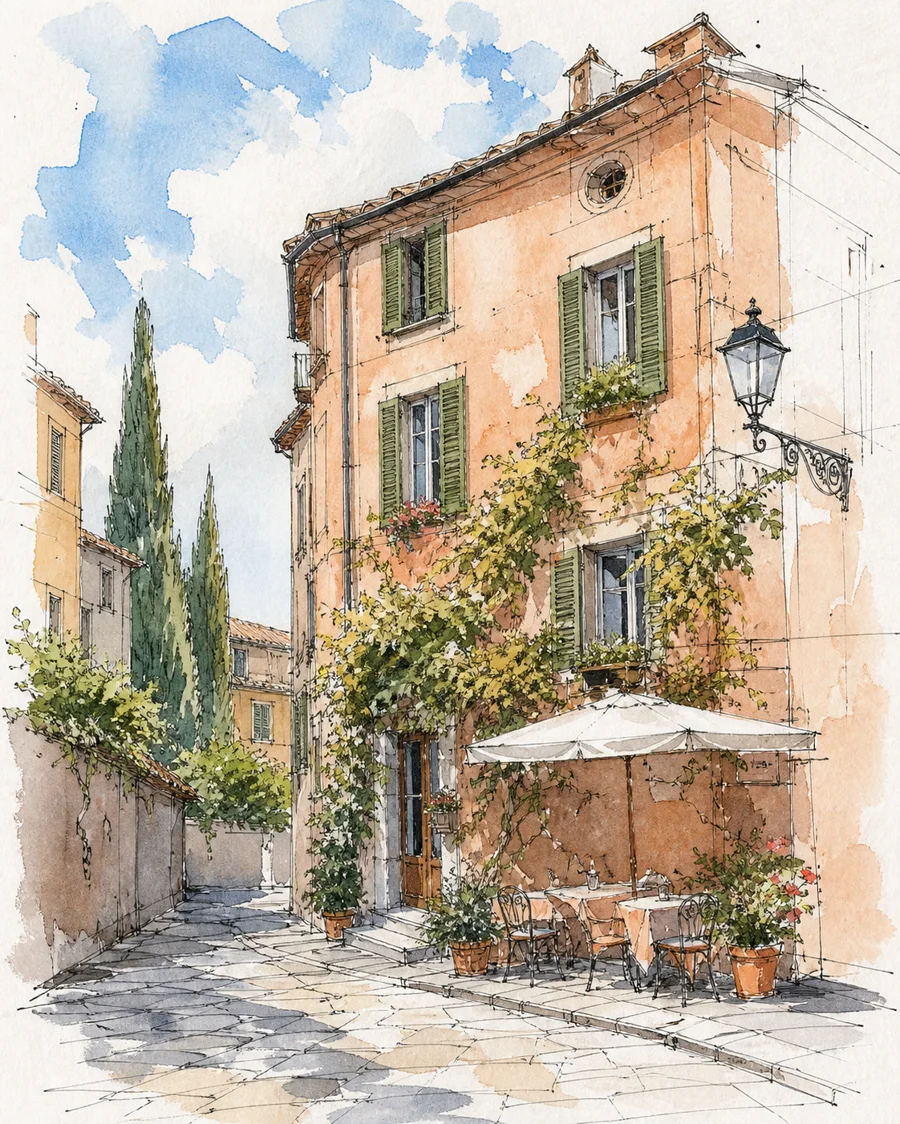 Travel sketch